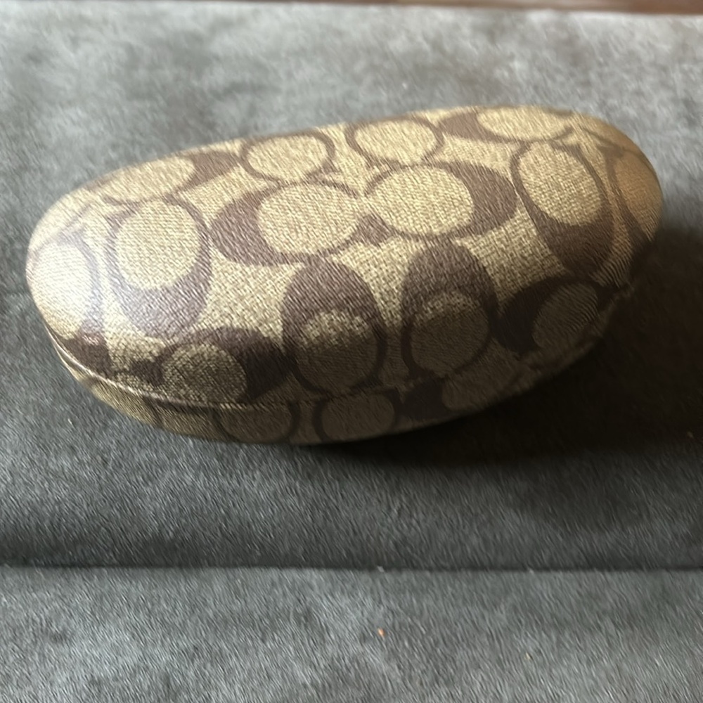 Coach eyeglass case